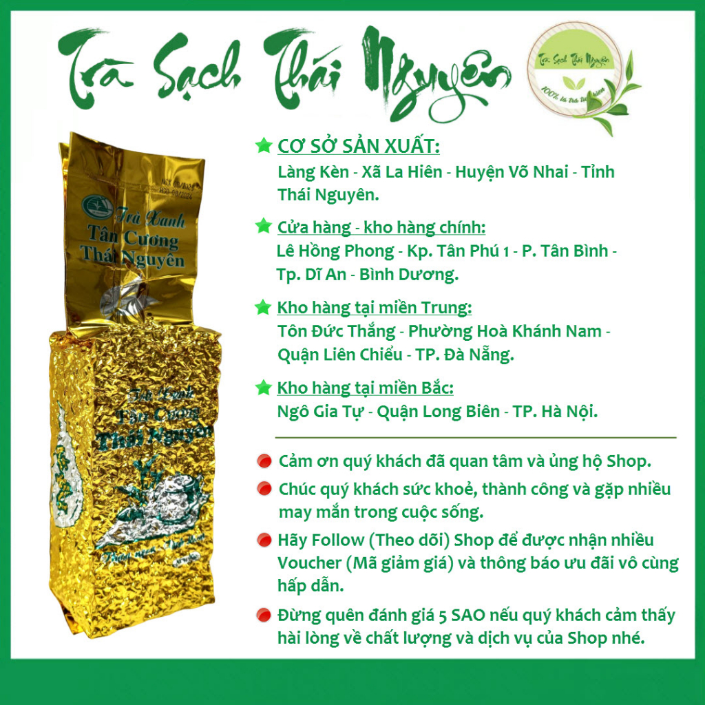 Trà Mộc Đặc Sản Thái Nguyên - Trà Ngon - Trà Sạch - 0.5kg  -  - Trà Thái Nguyên