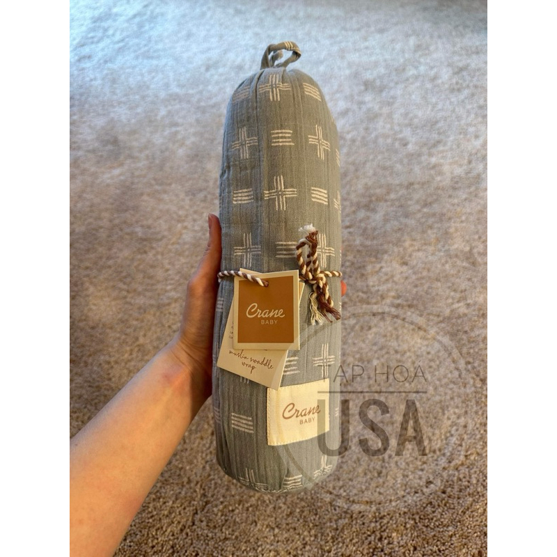 Khăn Quấn Bé Đa Năng Muslin Crane Baby Của Mỹ