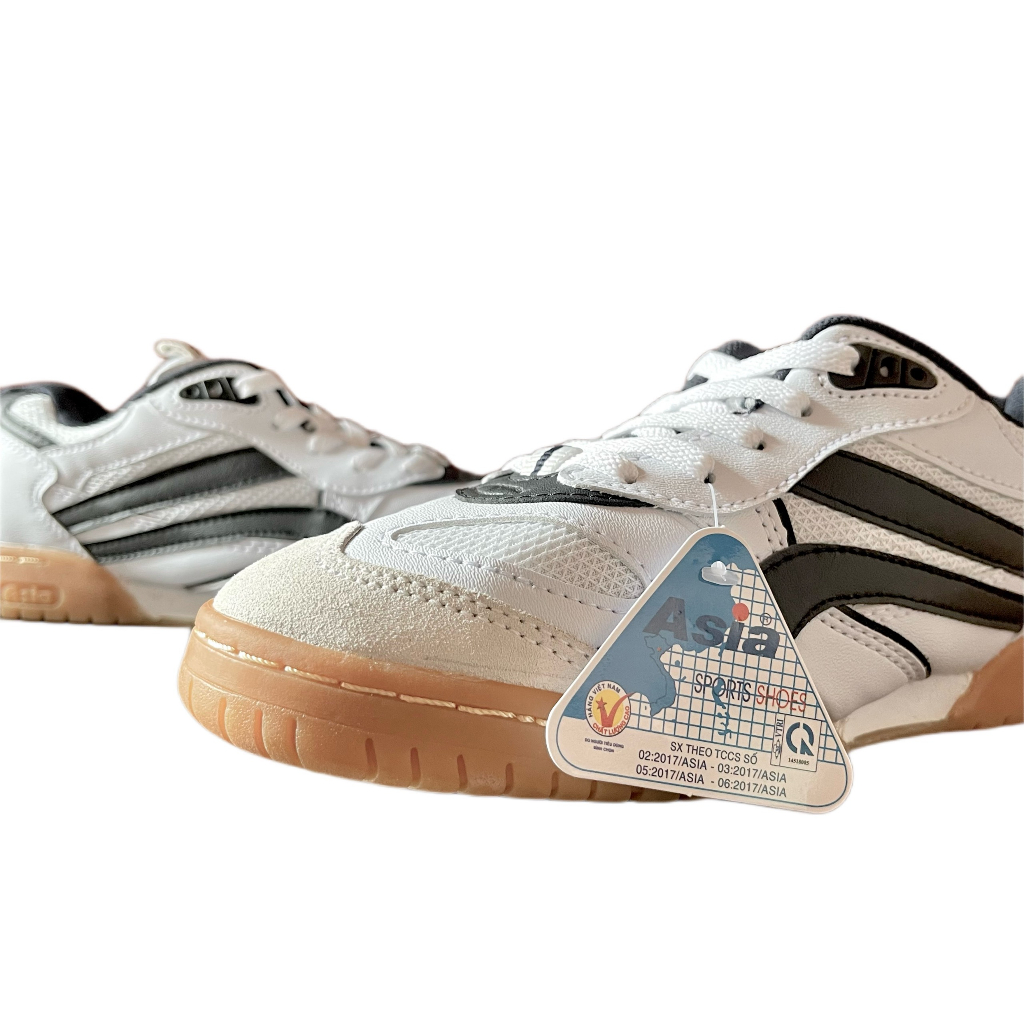 Giày thể thao asi đế  kép vàng cầu lông bóng chuyền