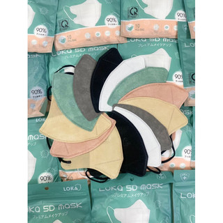 Combo 500c khâu trang loka hang 3 lớp kháng khuẩn