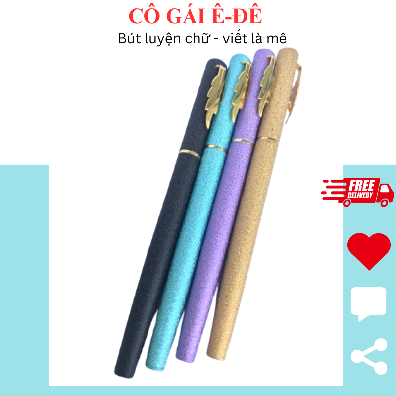 Bút viết chữ đẹp Hoa Tuyết, viết luyện chữ ký tên sang trọng, viết luyện ký tên cực đẹp