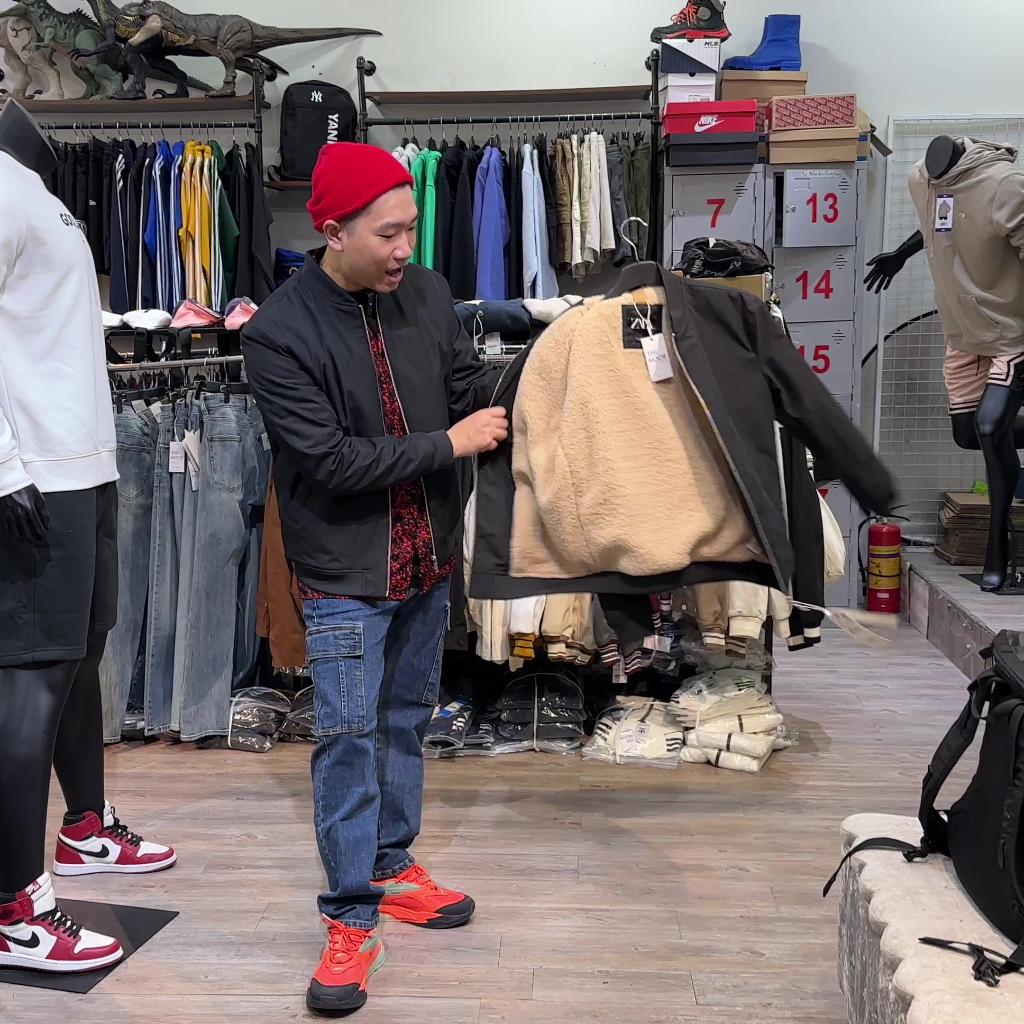 Áo Khoác Bomber Lót Lông - 2024AK10