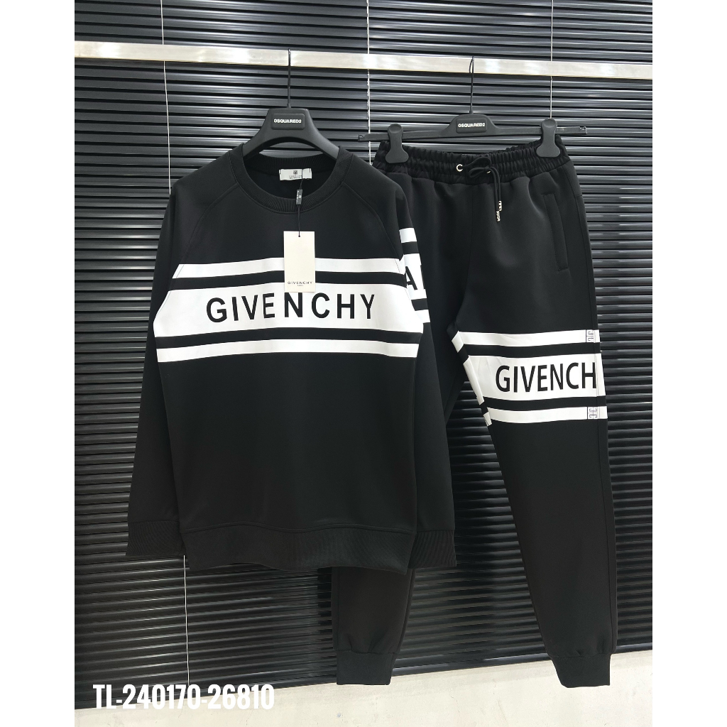 🔥Hot🔥Bộ nỉ GVC in chữ thiết kế hot trend Nam Nữ Thu Đông 2023