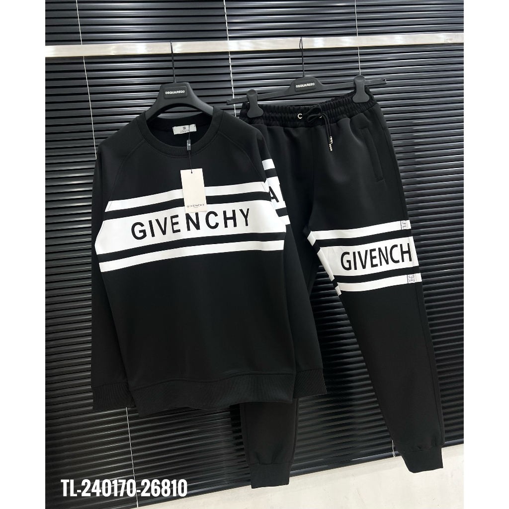 🔥Hot🔥Bộ nỉ GVC in chữ thiết kế hot trend Nam Nữ Thu Đông 2023