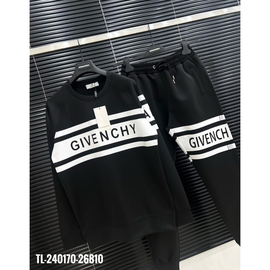 🔥Hot🔥Bộ nỉ GVC in chữ thiết kế hot trend Nam Nữ Thu Đông 2023