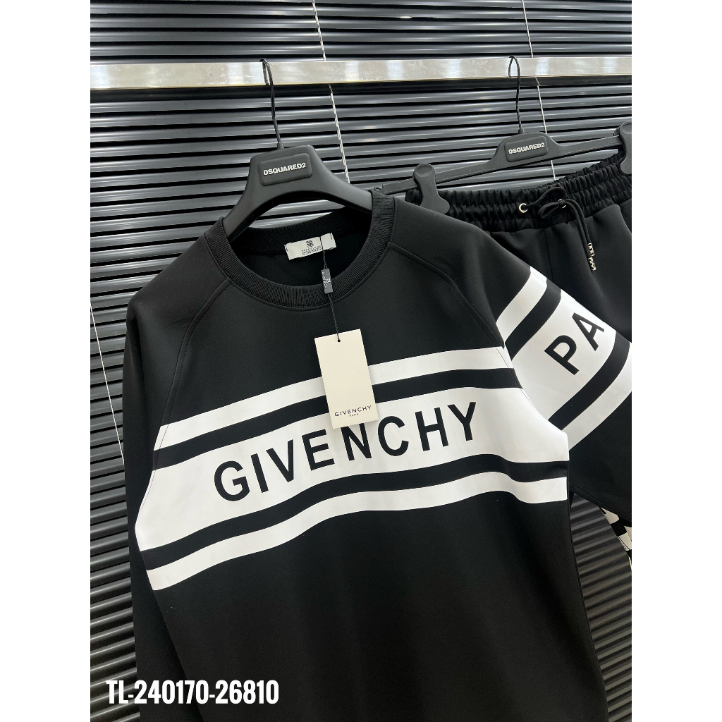 🔥Hot🔥Bộ nỉ GVC in chữ thiết kế hot trend Nam Nữ Thu Đông 2023