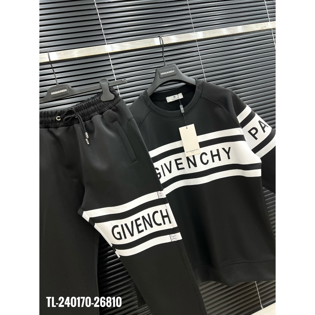 🔥Hot🔥Bộ nỉ GVC in chữ thiết kế hot trend Nam Nữ Thu Đông 2023