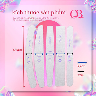 Dũa móng giả OPI dũa phá móng gel, móng bột dũa fom móng