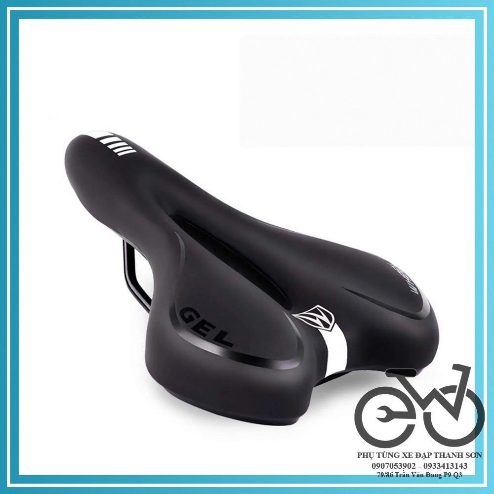 Yên Xe Đạp Gel Cao Cấp,Siêu Êm Siêu Mềm, Có Rãnh Thoáng Khí, Chống Nước Không Cần Dùng Bọc Yên