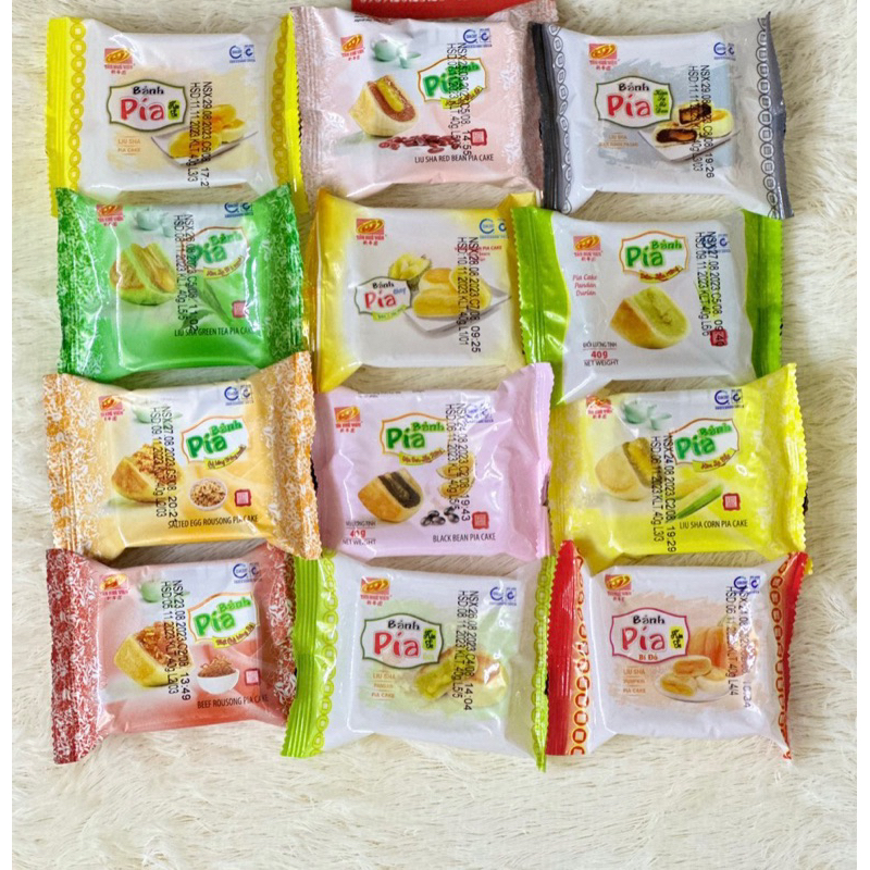Combo 15 Bánh 15 vị Bánh Pía Kim Sa Tân Huê Viên