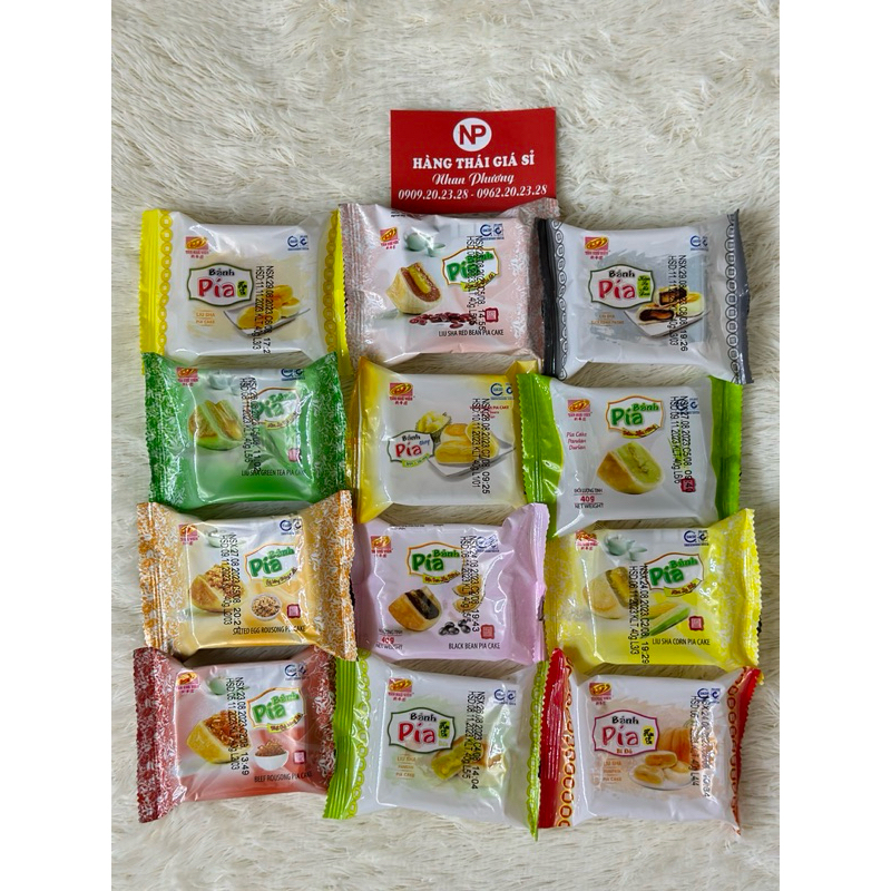 Combo 15 Bánh 15 vị Bánh Pía Kim Sa Tân Huê Viên