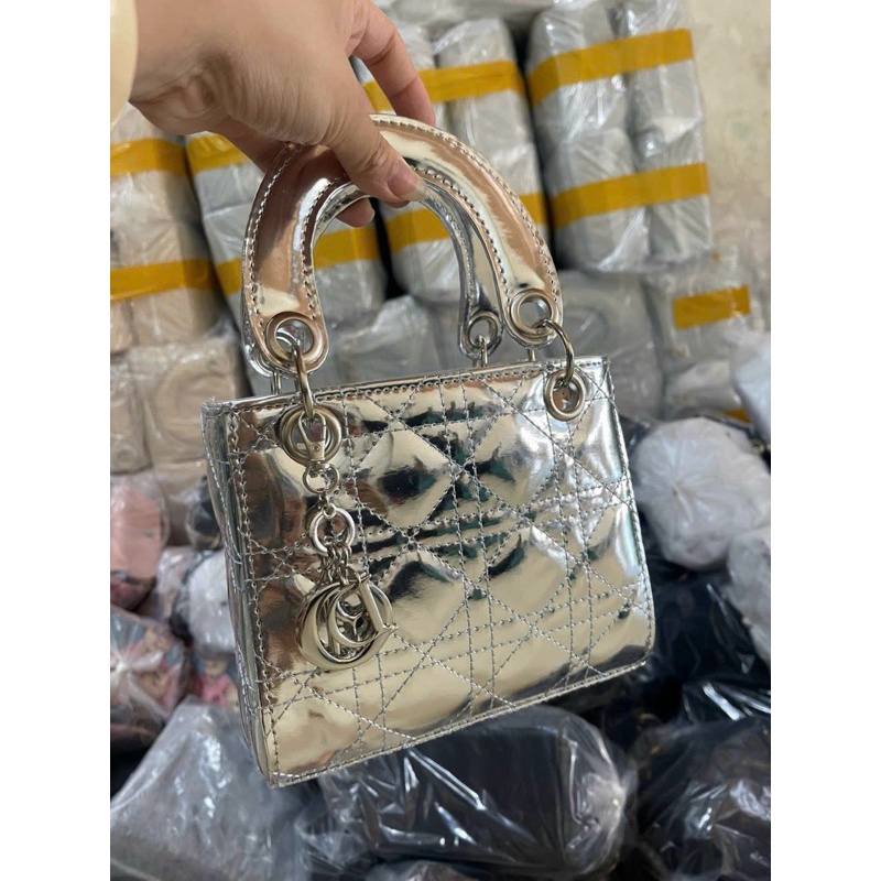 Túi xách nữ dáng vuông da bóng hàng hót mẫu mới thời trang