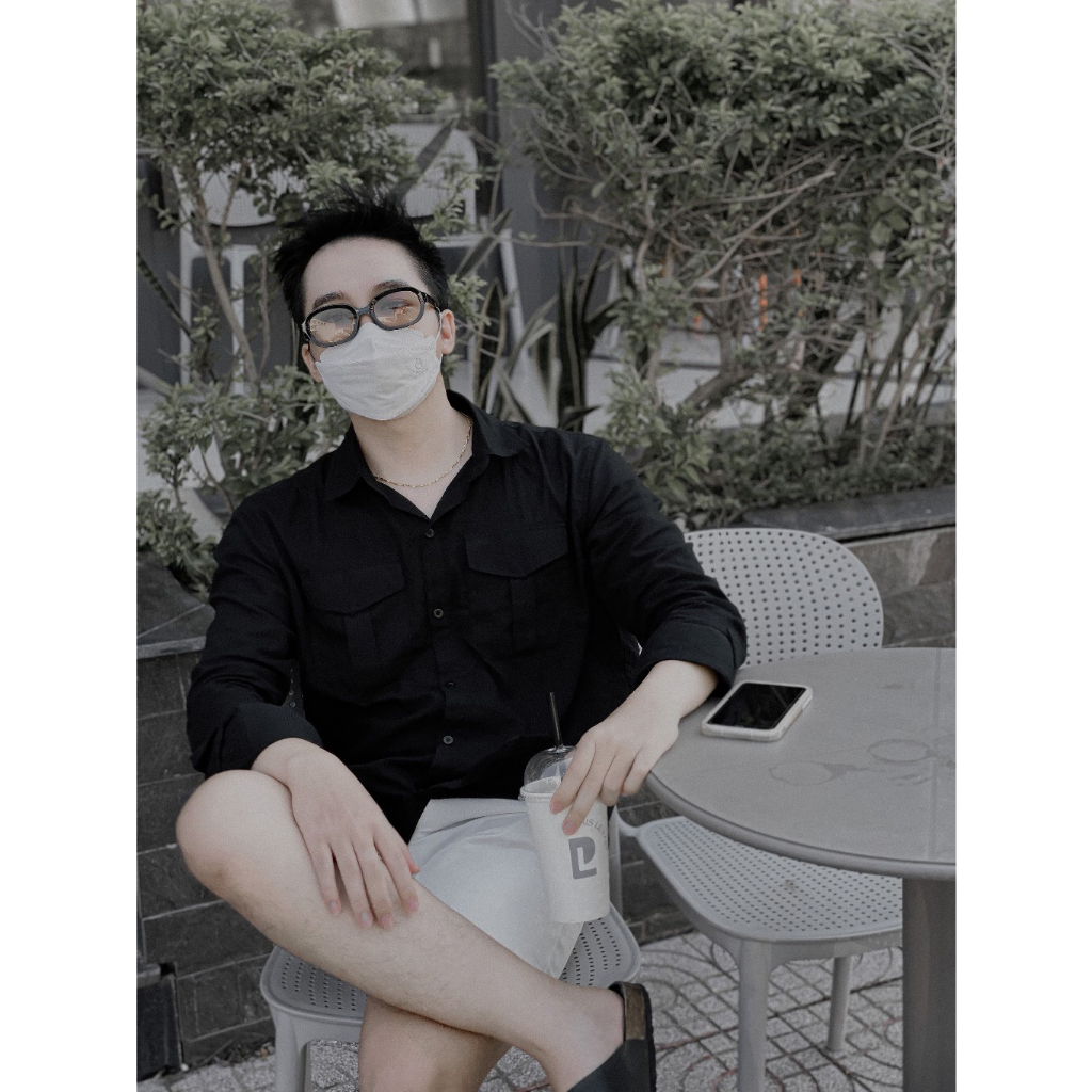 Áo đũi nam BIGSIZE dài tay cổ sơ mi 2 túi có nắp