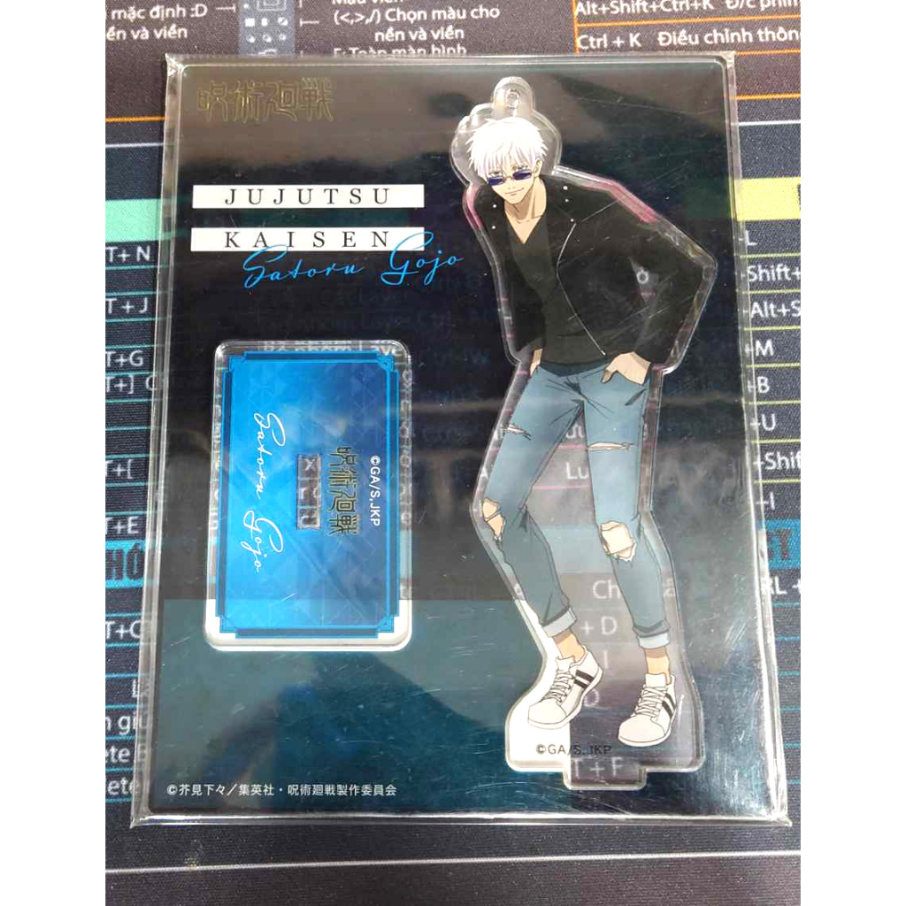 Standee Tượng Mica Jujutsu Kaisen ver Go Out