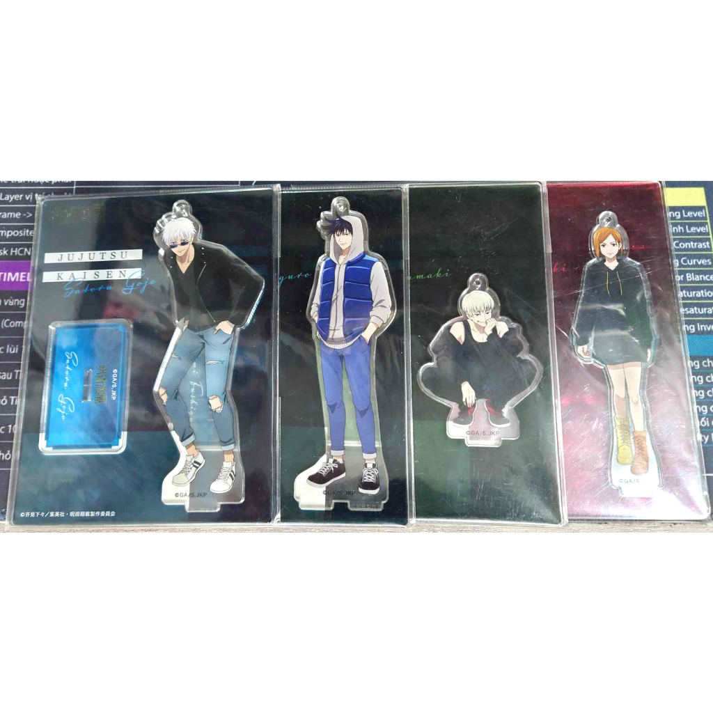 Standee Tượng Mica Jujutsu Kaisen ver Go Out