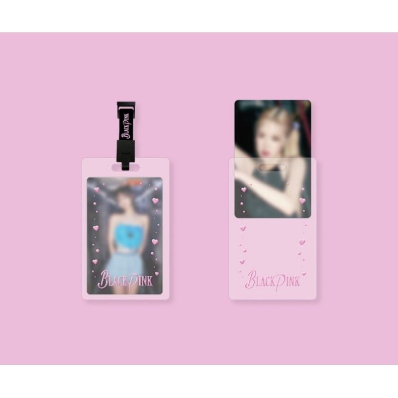 VStore - duyendo97  BLACKPINK CARD HOLDER SET - ẢNH KÈM DÂY ĐEO THẺ BLACKPINK