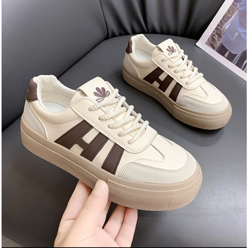 Giày thể thao nữ HI hot trend da mềm êm chân bền bỉ B34