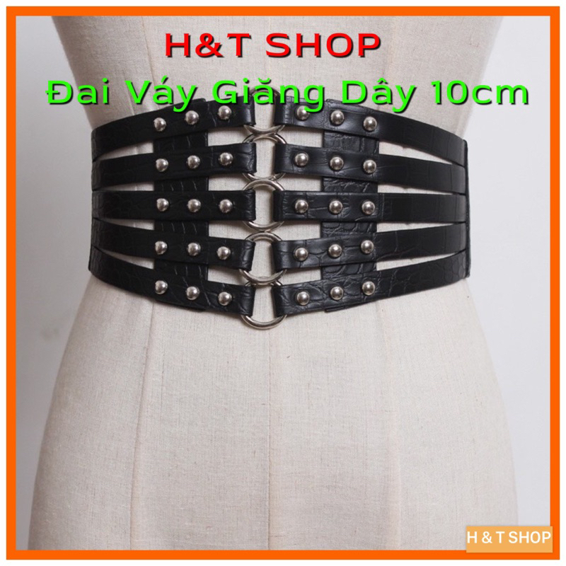 Đai váy da bản to 8cm