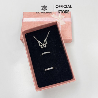 Hộp giấy đựng trang sức Bạc Handmade