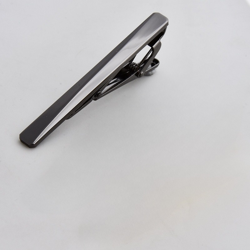 Kẹp cà vạt Nam thời trang kim loại cao cấp 6cm phù hợp cà vạt 7cm, Cravat 8cm