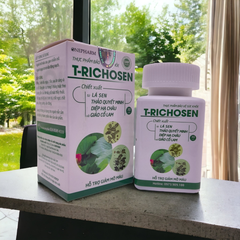 Viên uống CHOLESSEN - Hỗ trợ giảm Cholesterol máu, người bị gan nhiễm mỡ