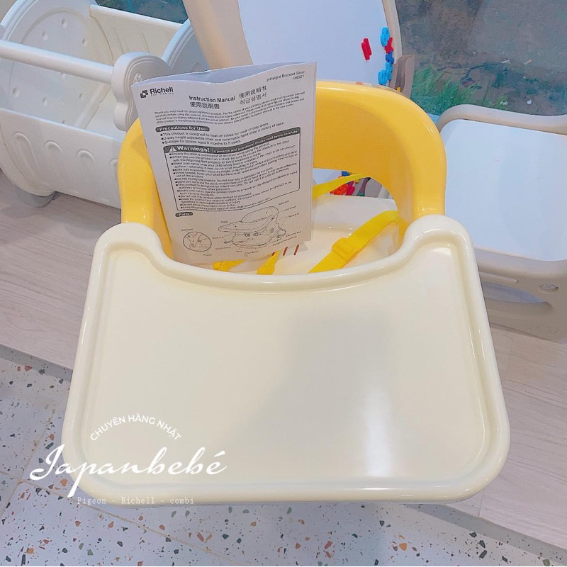 GHẾ ĂN DẶM CAO CẤP RICHELL cho bé từ 6 tháng