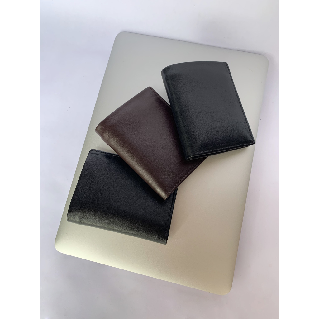 Ví nam da bò thật cao cấp thương hiệu M&N leather có hộp bảo hành 12 tháng