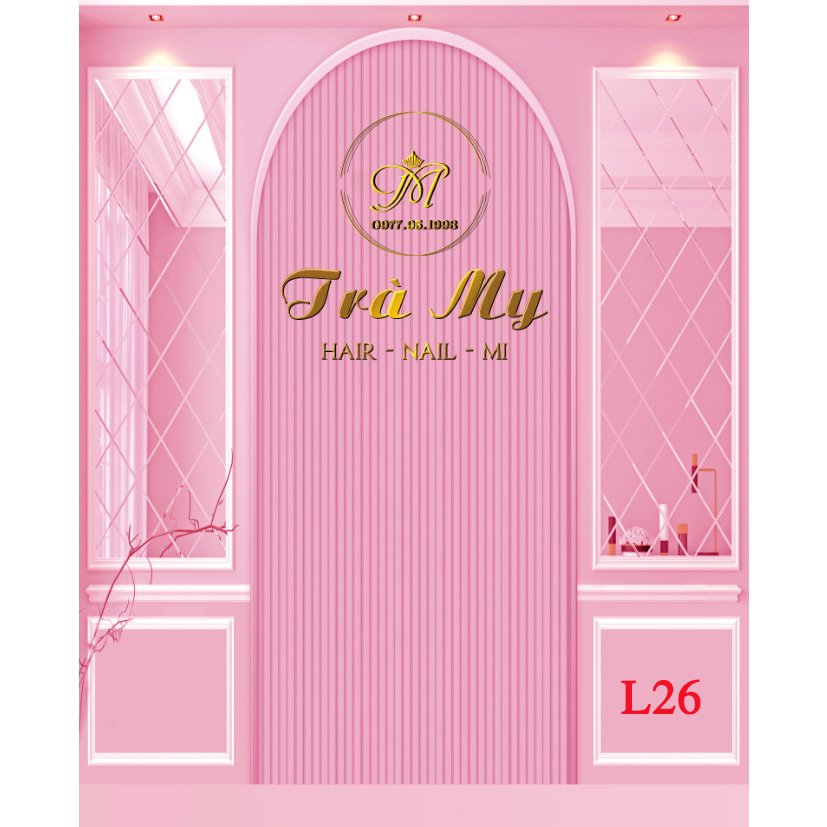 Phông livetream,chụp ảnh sản phẩm, tranh dán tường mẫu mới miễn phí thiết kế trang trí hàng quán spa