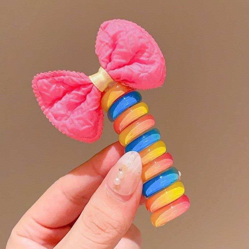 1 Cái Dây Cột Tóc Lò Xo Dễ Thương Dành Cho Bé Yêu