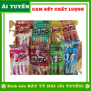 Bánh Snack Que Akiko Oishi Đủ Vị Nhân Sữa/Socola/Sầu Riêng/Phô Mai Gói 160gr