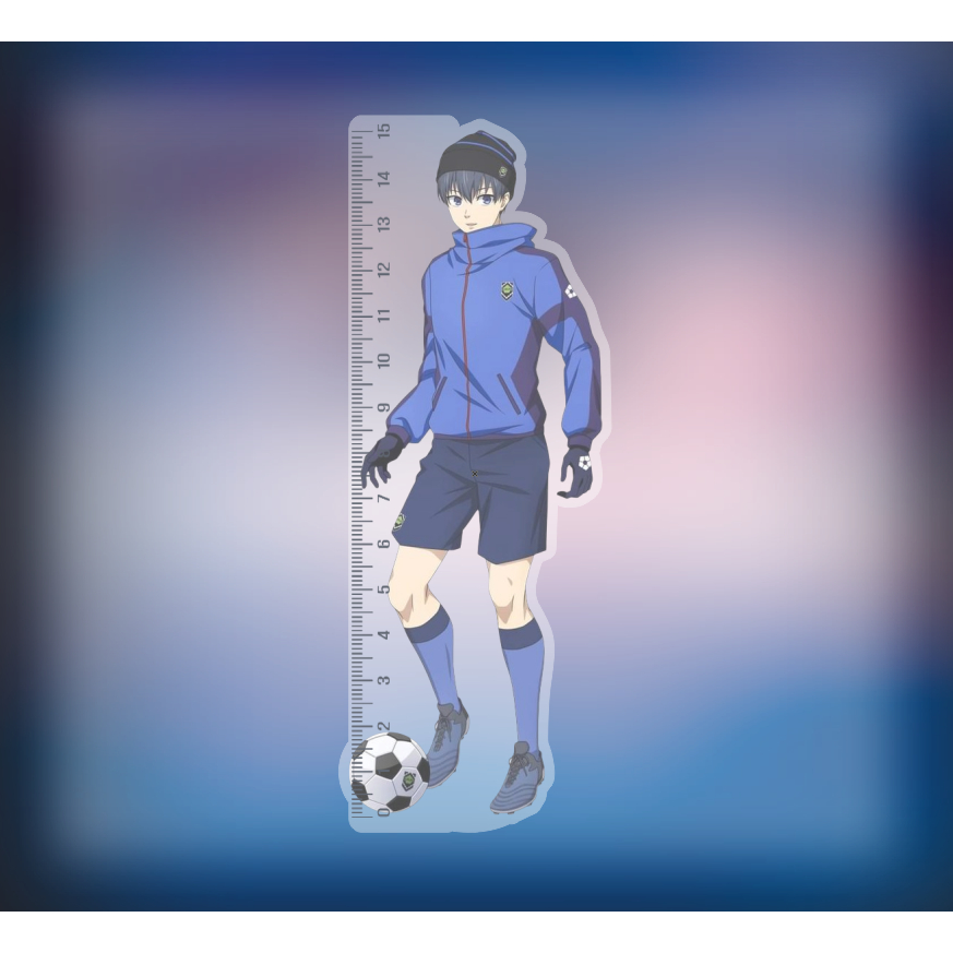 Mô hình Thước Kẻ Học Sinh - Sinh Viên dài 10-15cm In Hình nhân vật truyện tranh Blur Lock NLP