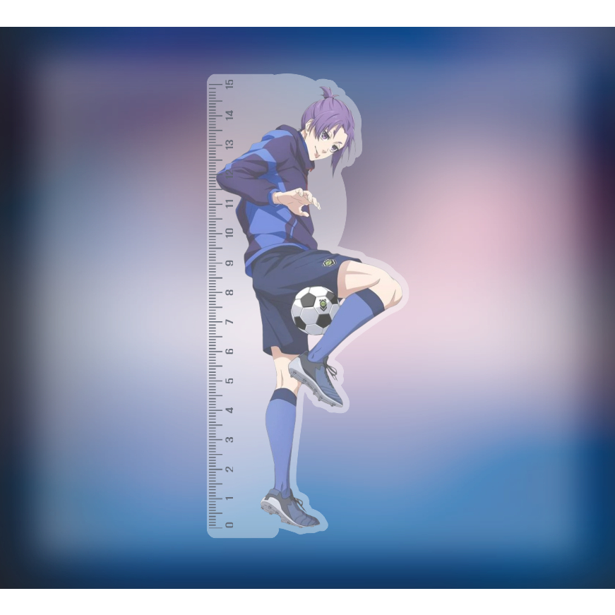Mô hình Thước Kẻ Học Sinh - Sinh Viên dài 10-15cm In Hình nhân vật truyện tranh Blur Lock NLP