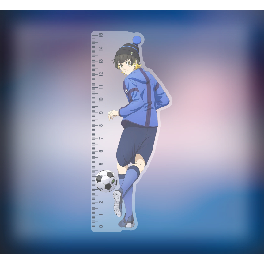 Mô hình Thước Kẻ Học Sinh - Sinh Viên dài 10-15cm In Hình nhân vật truyện tranh Blur Lock NLP