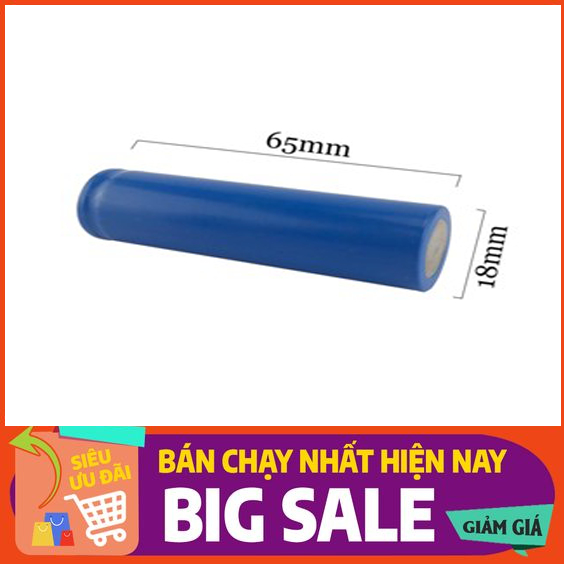 Cell pin 18650 800mAh màu ngẫu nhiên loại siêu tiết kiệm