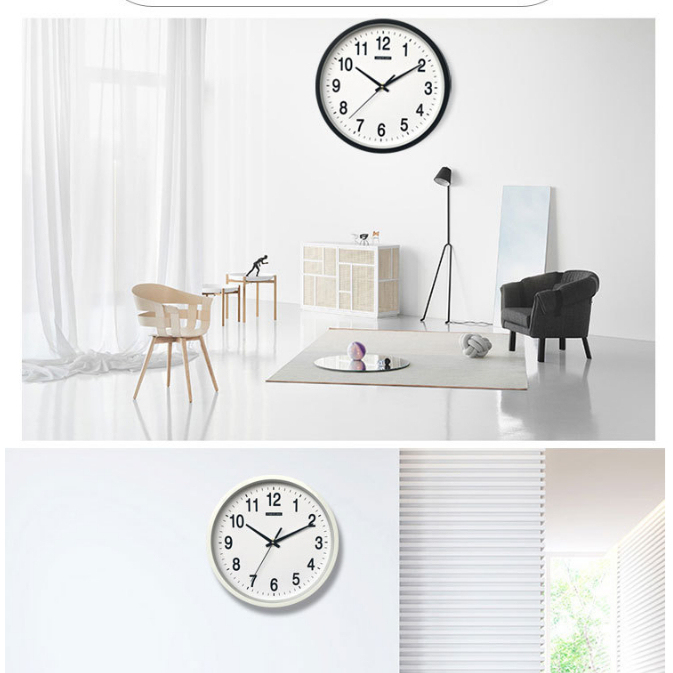 Đồng hồ treo tường tròn kim trôi cao cấp, đồng hồ treo tường 25cm- BẢO HÀNH 12 THÁNG