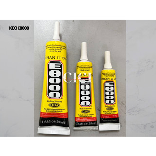 Keo dán siêu chắc keo E8000 dính hạt đá đính chi tiết nhỏ trang trí điện thoại keo Cici handmade