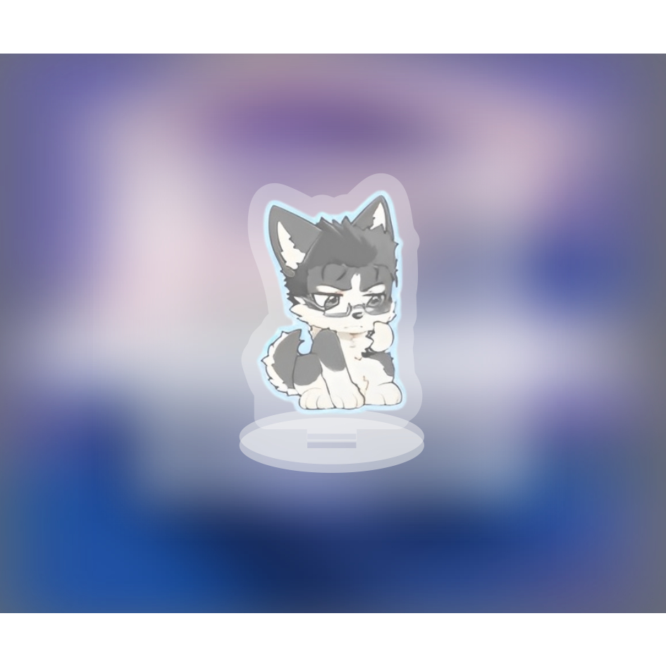 MÔ HÌNH Standee BLUE LOCK ver MEO CHIBI anime tượng mica acrylic chibi trang trí trưng bày
