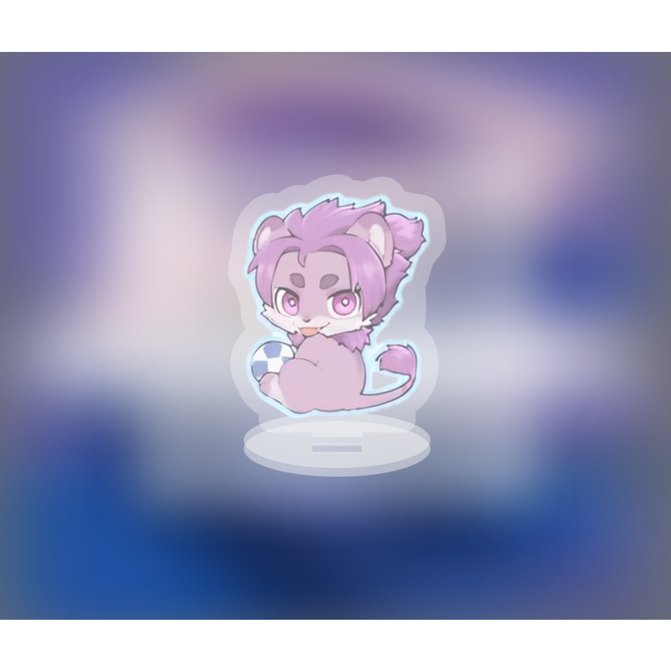 MÔ HÌNH Standee BLUE LOCK ver MEO CHIBI anime tượng mica acrylic chibi trang trí trưng bày
