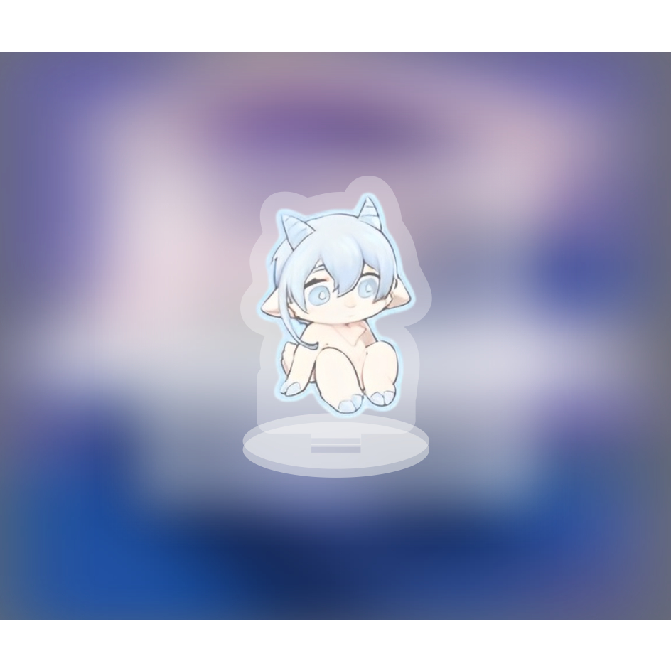 MÔ HÌNH Standee BLUE LOCK ver MEO CHIBI anime tượng mica acrylic chibi trang trí trưng bày