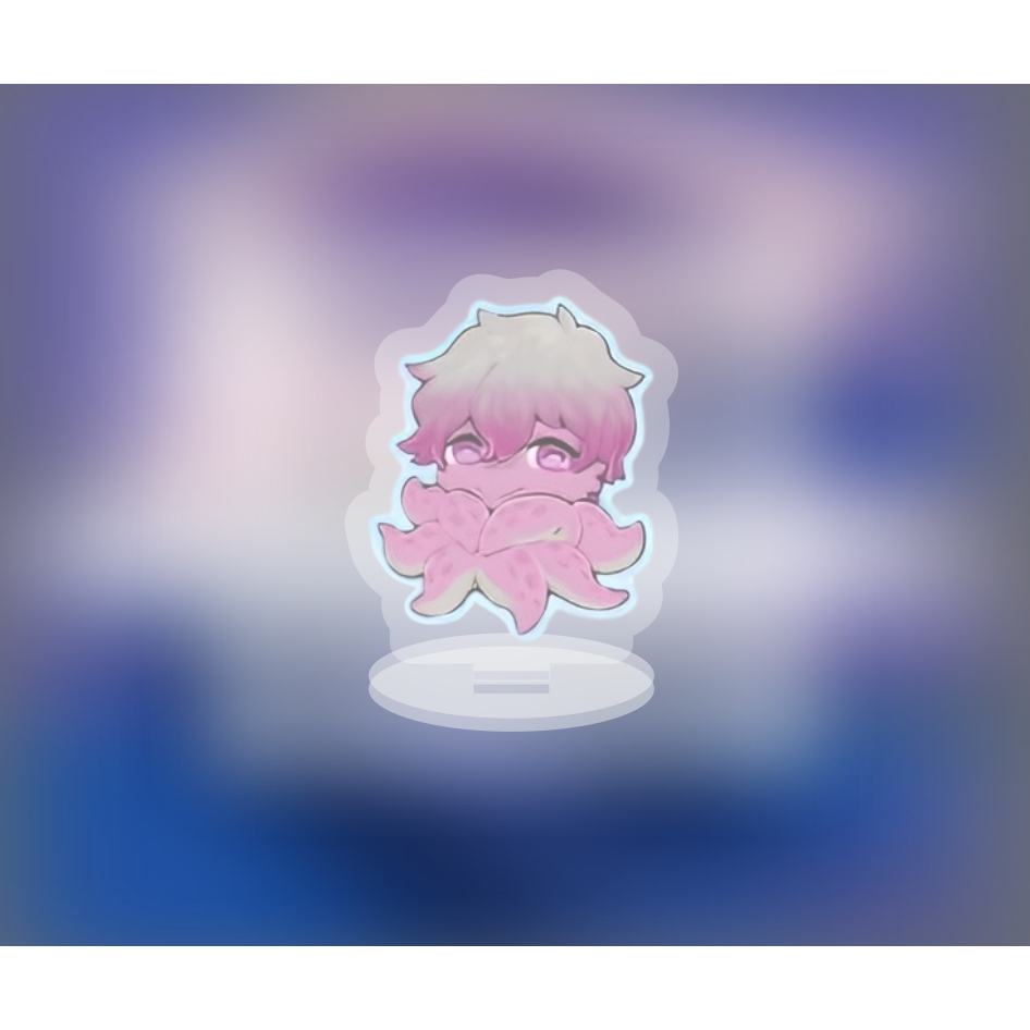 MÔ HÌNH Standee BLUE LOCK ver MEO CHIBI anime tượng mica acrylic chibi trang trí trưng bày