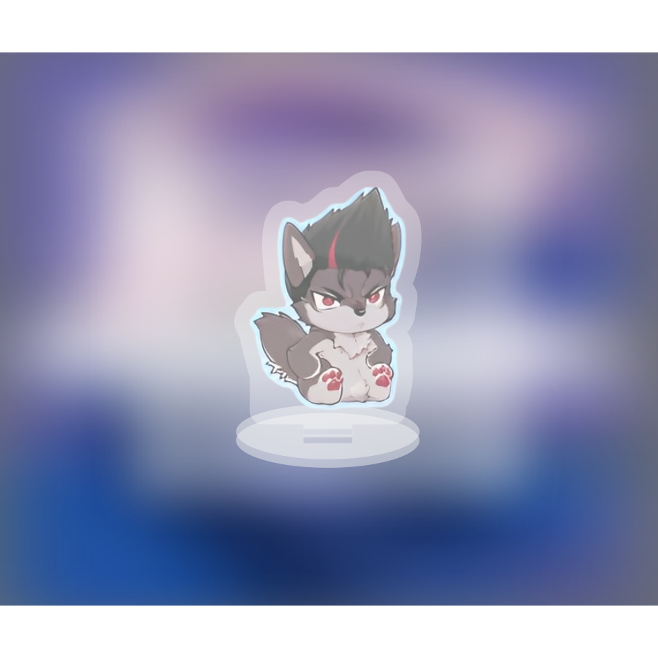MÔ HÌNH Standee BLUE LOCK ver MEO CHIBI anime tượng mica acrylic chibi trang trí trưng bày