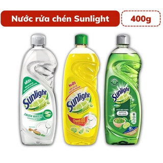 Nước rửa chén sunlight chanh 400g / thiên nhiên 370g