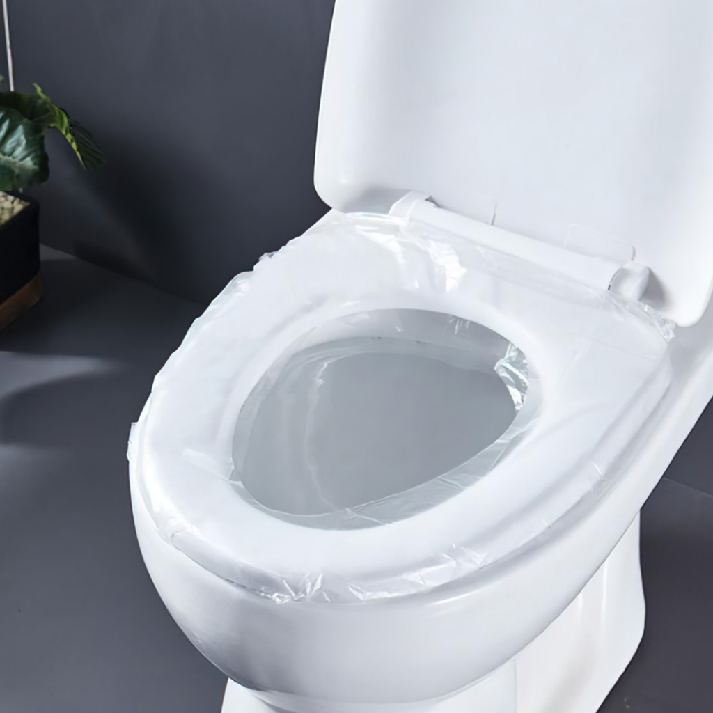 Miếng Lót Bệt Vệ Sinh Tự Phân Huỷ - Túi 50 chiếc - Nhỏ Gọn, Tiện Lợi, Vô Trùng, Sạch Sẽ, Không Thấm Nước - BeloveShop