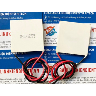 Sò nóng lạnh tec1-12705 50w kích thước 40x40x4.2mm