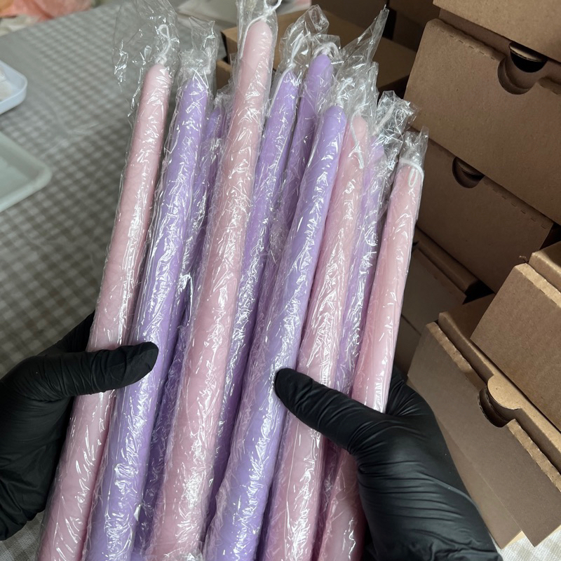 Nến thơm handmade cây dài taper ( sẵn)