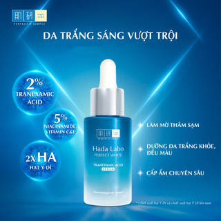 Hadalabo Tinh chất Perfect White Tranexamic Acid Serum 30ml + quà