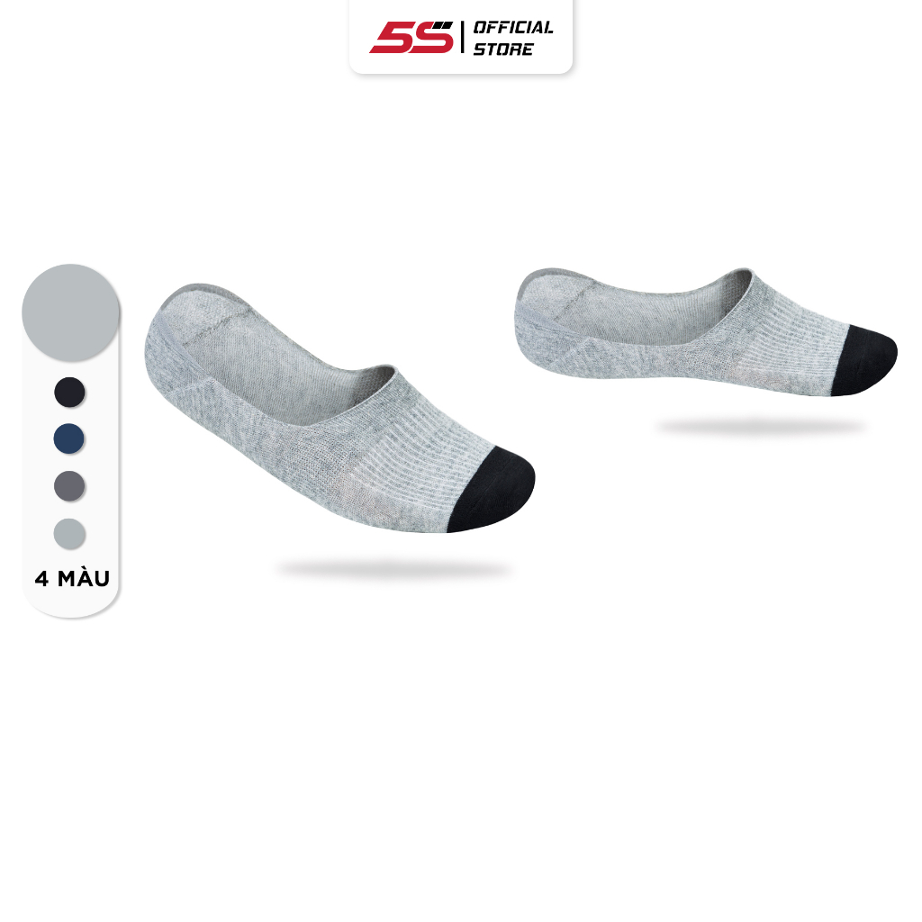 Combo 3 Đôi Tất Lười Nam 5S FASHION, Chất Bamboo, Phối Màu Basic, Có Phần Silicon Chống Tụt Gót (3C-TAT23009)