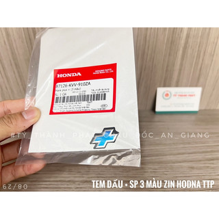Tem dấu + Suppe 3 màu zin  ( 1 Lá )