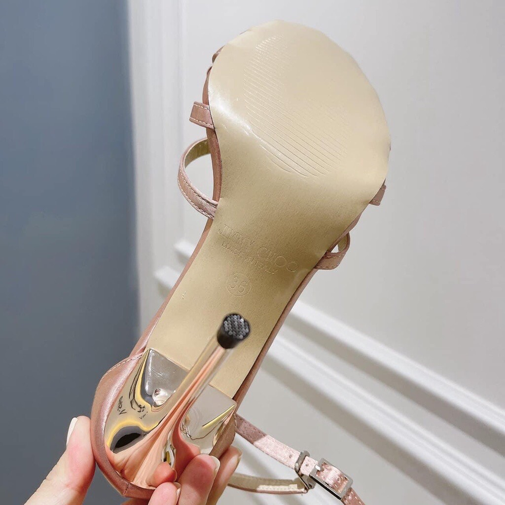 Sandal cao gót dáng rọ hàng quảng châu đẹp xuất sắc, gót cao 10cm.