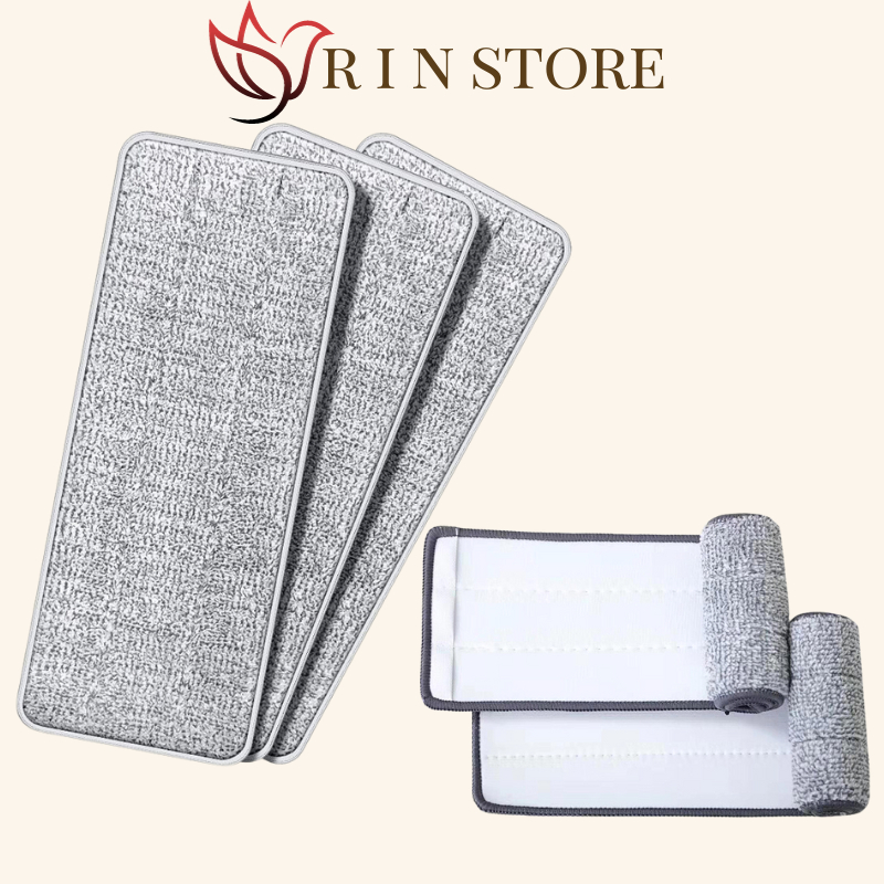 Bông Lau Nhà Cho Các Loại Cây Lau Nhà Tự Vắt Kích Thước 11x35cm Có Móc Gắn RIN